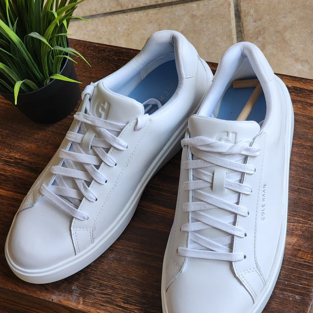 Cole Haan Women's Grand Crosscourt White Daily Low-Top Casual Sneakers Size 8.5 - Picture 8 of 9